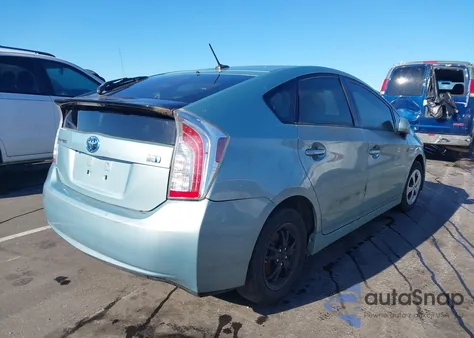 2013 Toyota Prius Three из США, поврежденный, VIN JTDKN3DUXD1680417